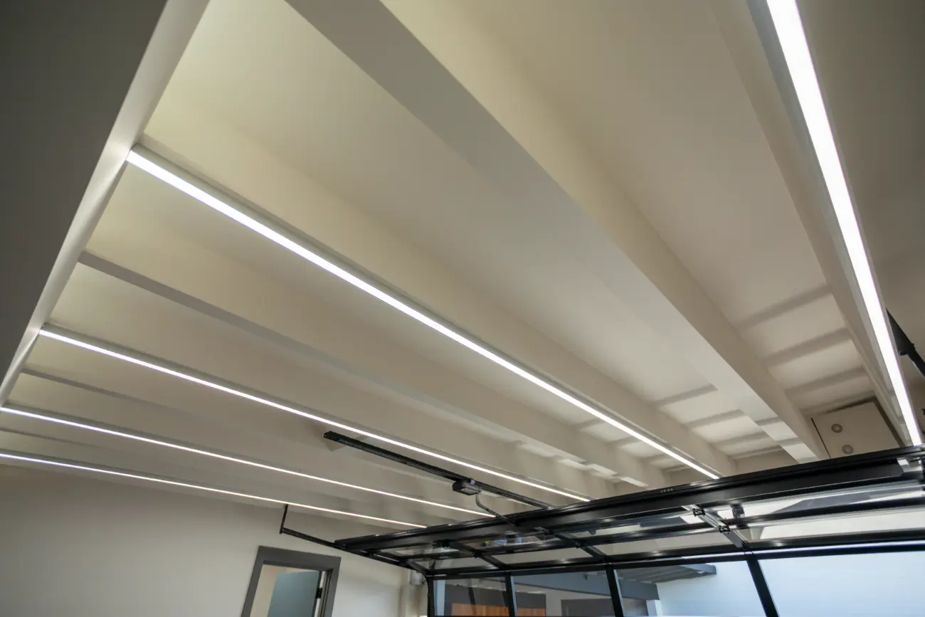 Adaptive Lighting + Acoustic Ceiling